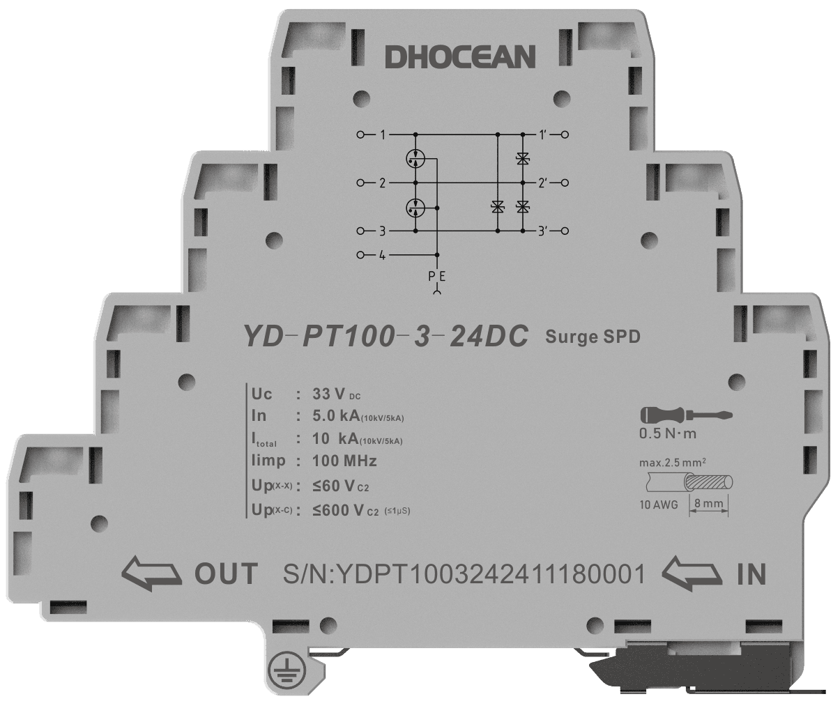 YD-PT100-3-5DC